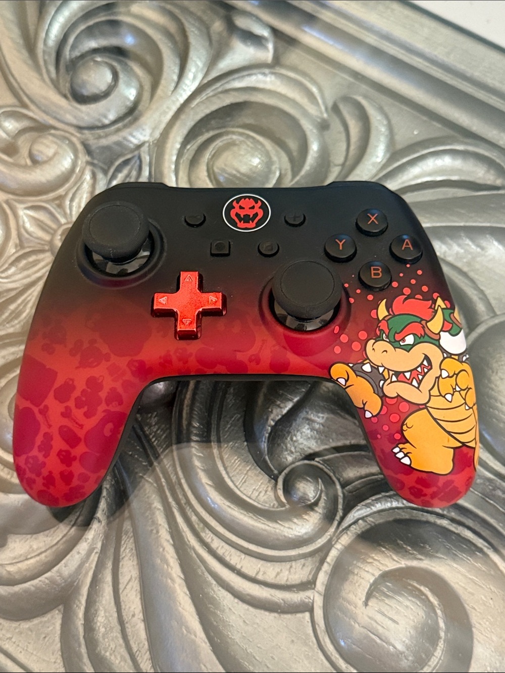 PowerA Nintendo Switch Bowser Red and Black Game Controller